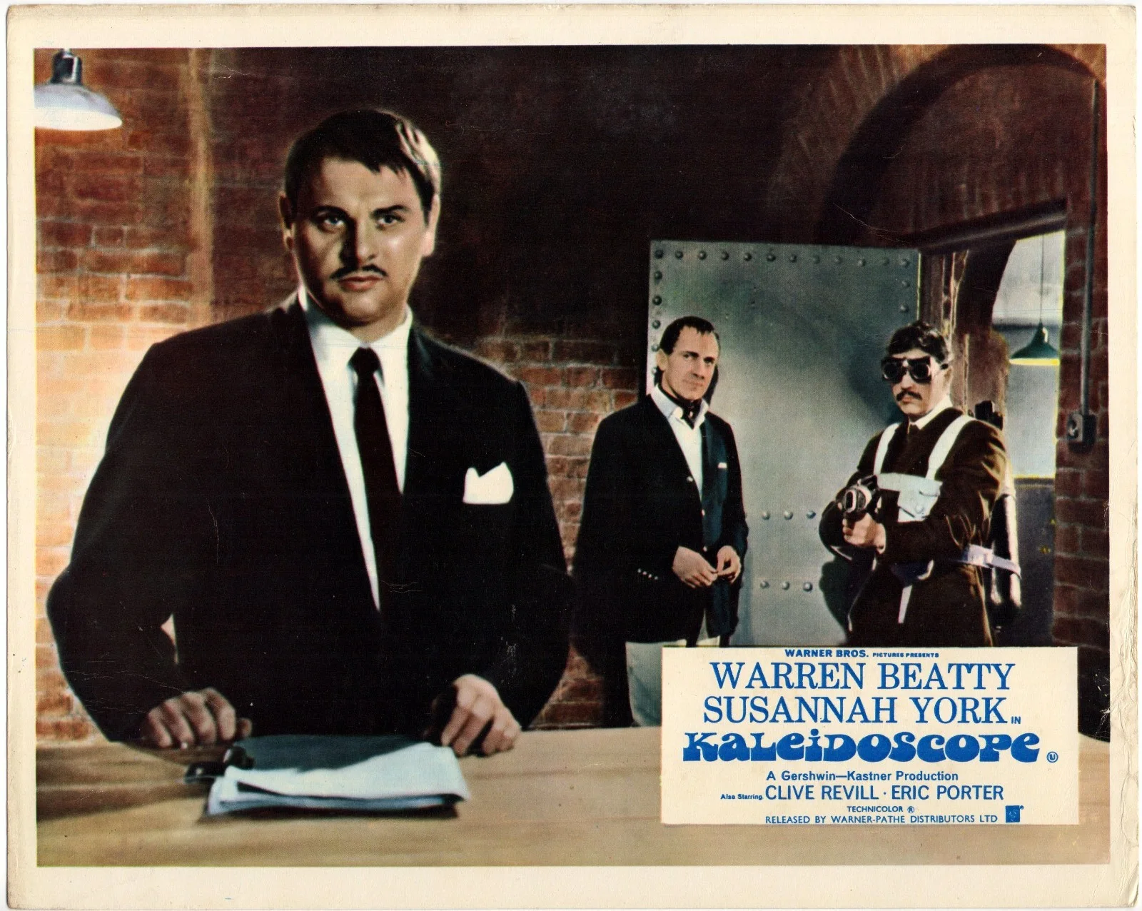 KALEIDOSCOPE 1966 Warren Beatty, Susannah York, Clive Revill 6 10x8 LOBBY CARDS, изображение 3