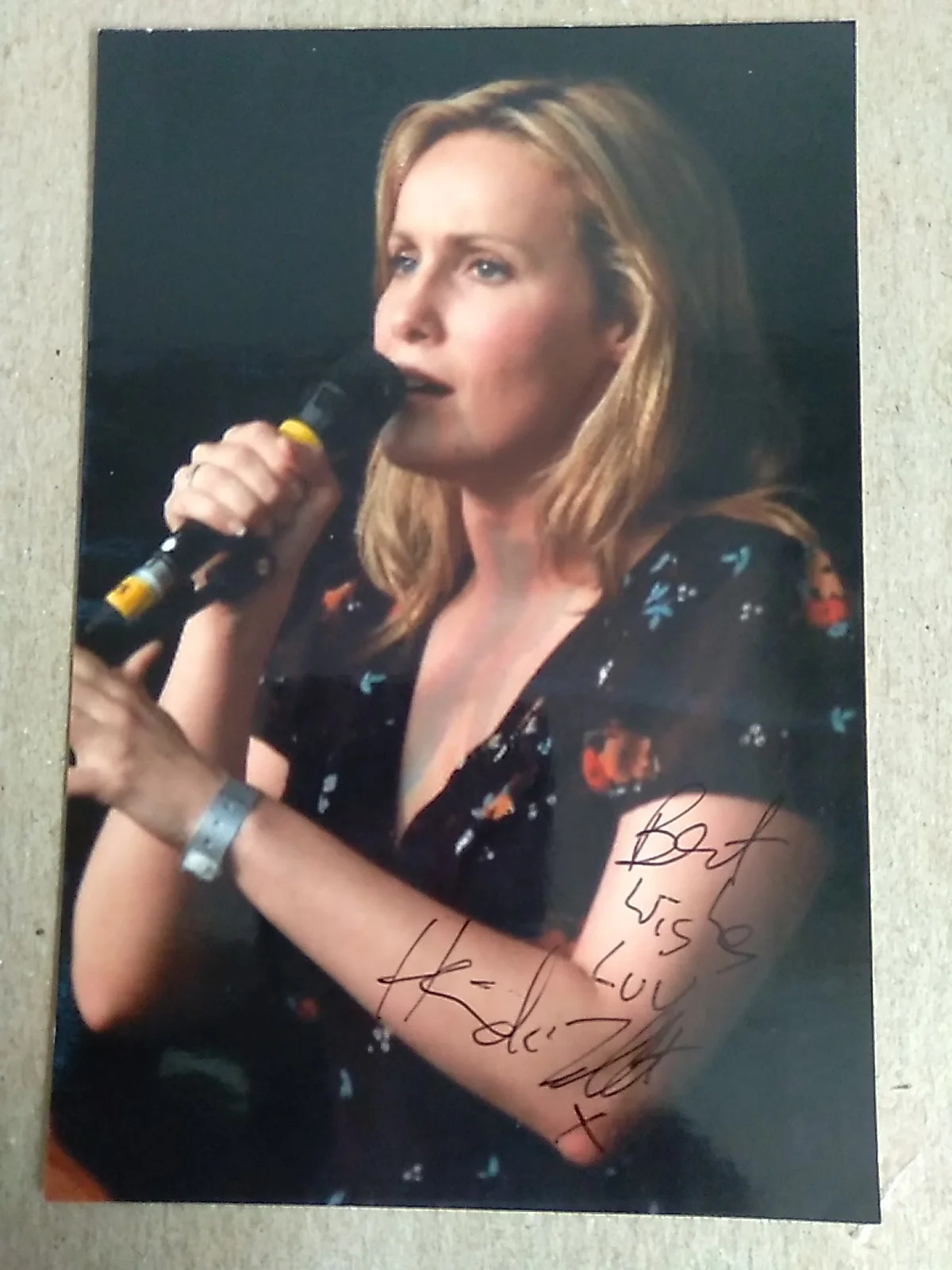 Heidi Talbot Irish Folk Singer Autographed 6x4 Photo Signed, изображение 2
