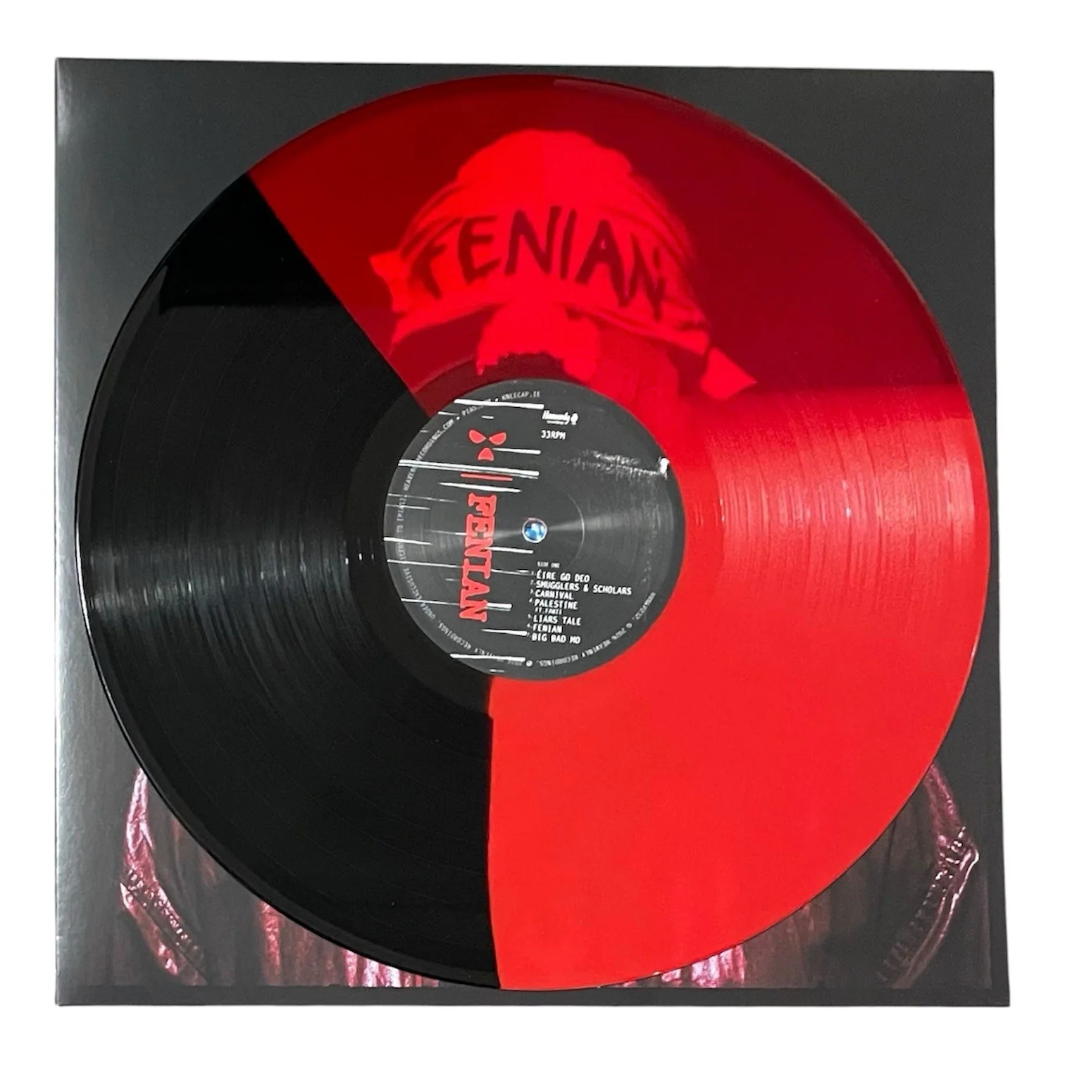 Kneecap Band Signed Autographed Fenian Tricolor Vinyl Record /300, изображение 3