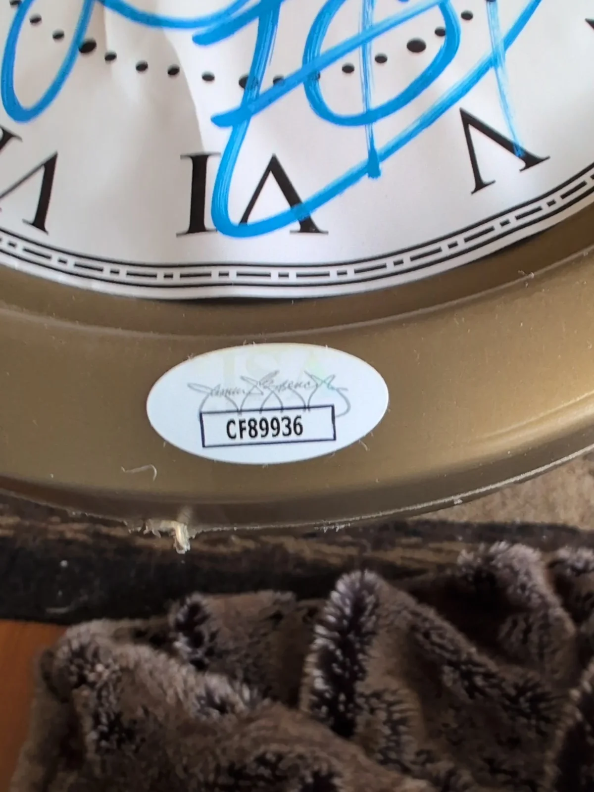 Flava Flav Autographed Clock Chain With Clock Inscription COA Flavor Flav, изображение 2