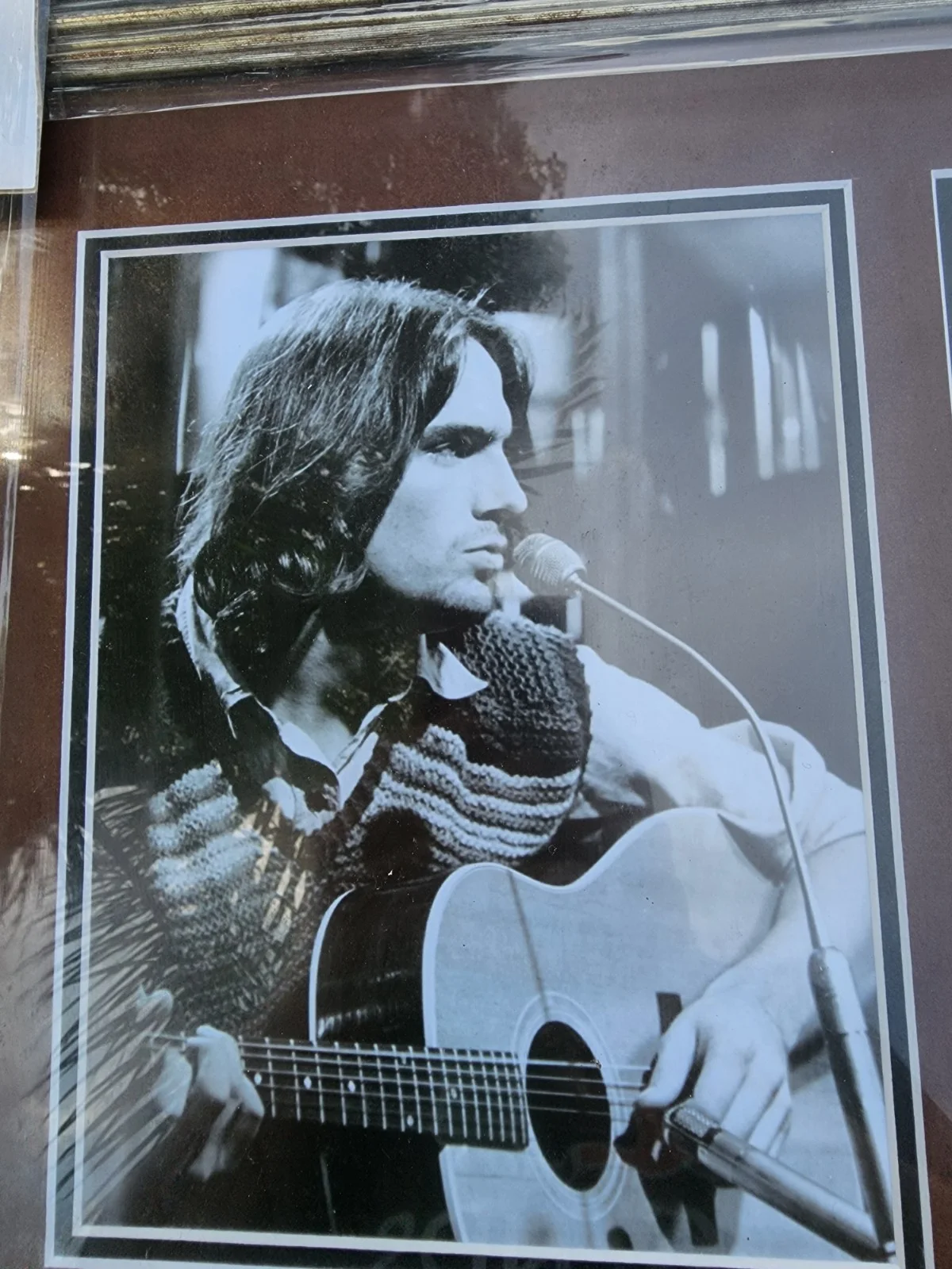 James taylor signed c d cover a framed, image 3