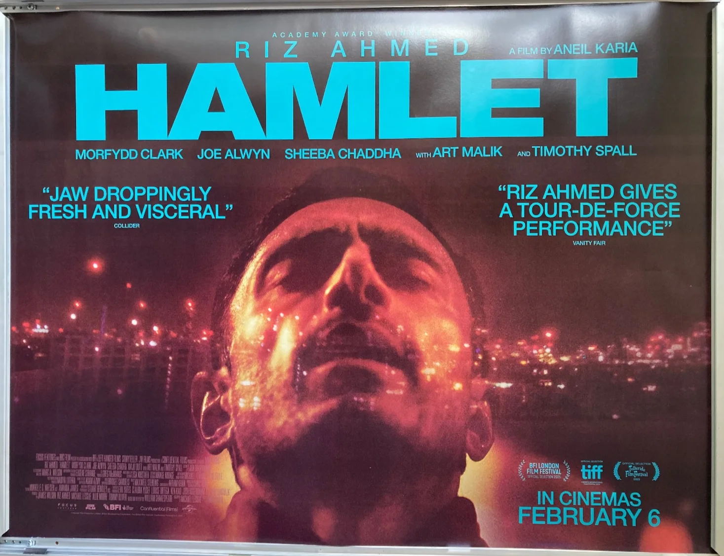 Cinema Poster: HAMLET 2026 (Quad) Riz Ahmed Morfydd Clark Avijit Dutt, image 2