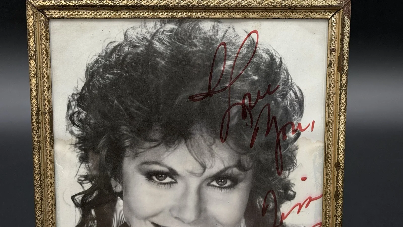 Vintage Jeannie C. Riley Signed Framed Promo Photo Country Music Auto, изображение 4