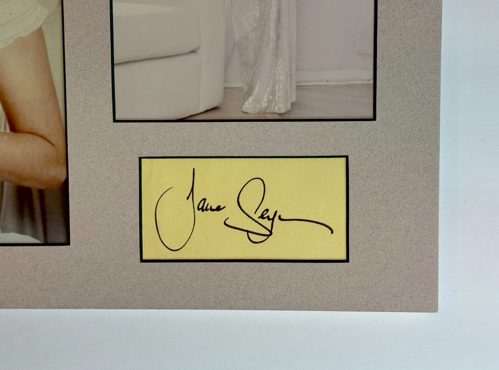 Jane Seymour — Jane Seymour *SIGNED* Matted Photo Display (16x12) ~ RARE, изображение 5
