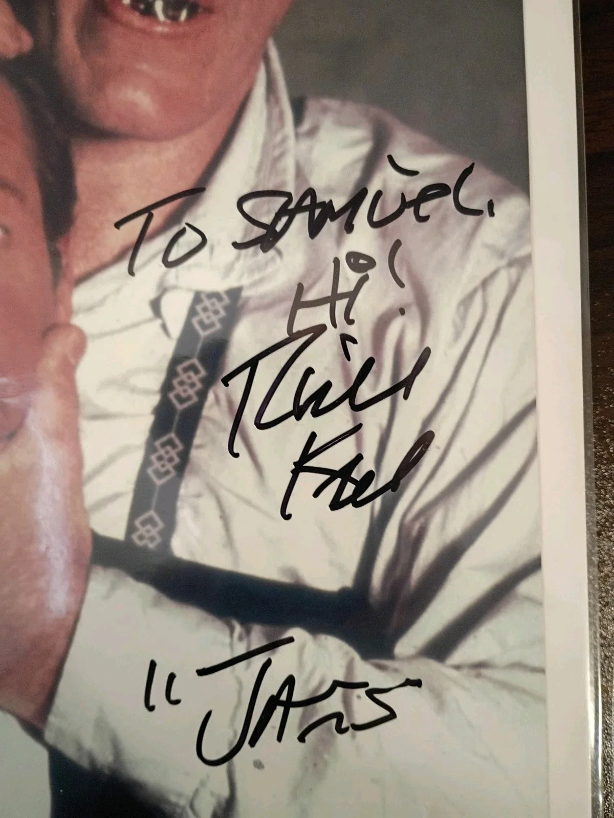 Richard Kiel — RICHARD KIEL Signed Autographed 8x10 Photo as JAWS from JAMES BOND (d.2014), изображение 2