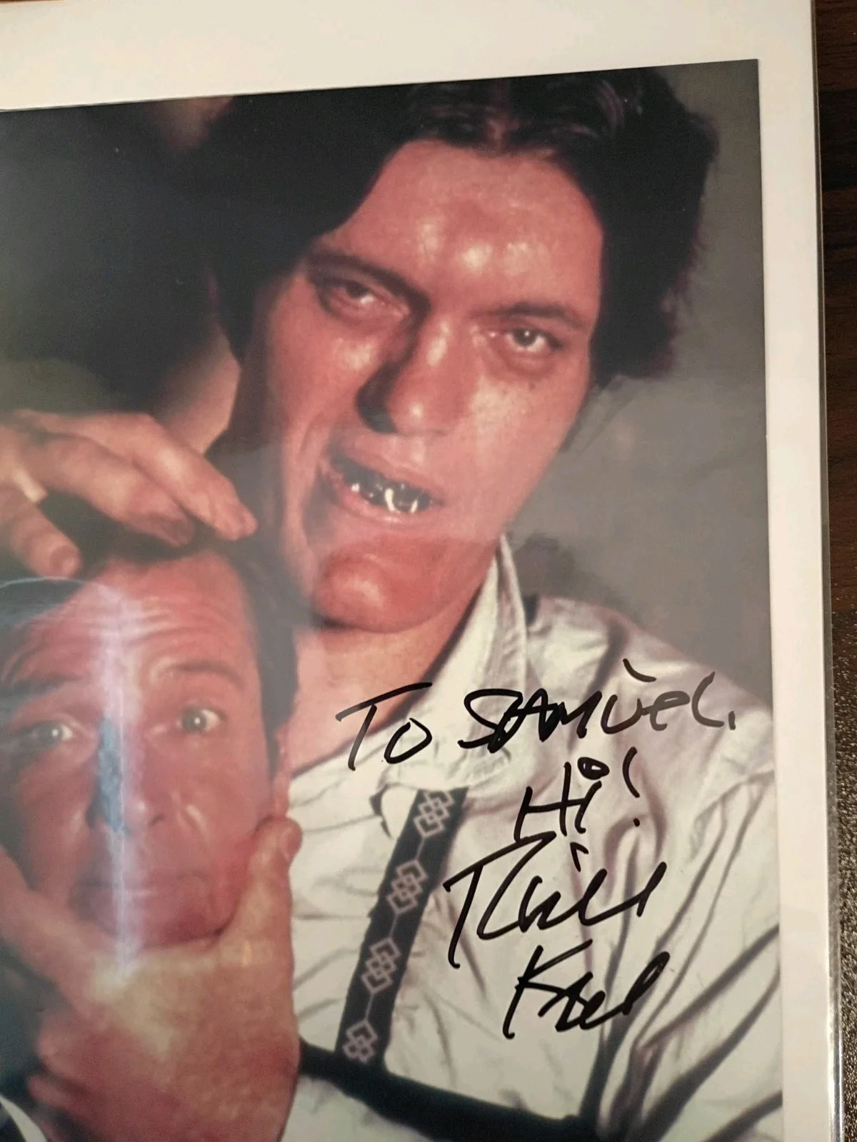 Richard Kiel — RICHARD KIEL Signed Autographed 8x10 Photo as JAWS from JAMES BOND (d.2014), изображение 3