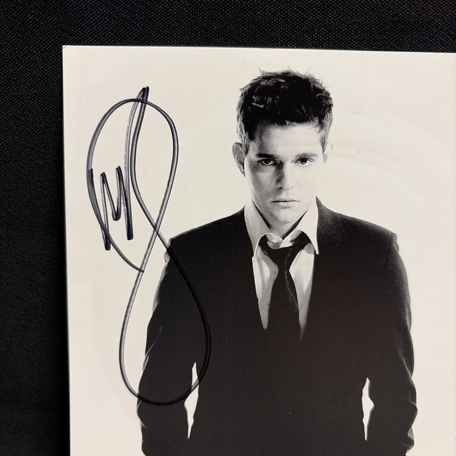 Michael Buble It’s Time Signed 5x7 Photo, image 2