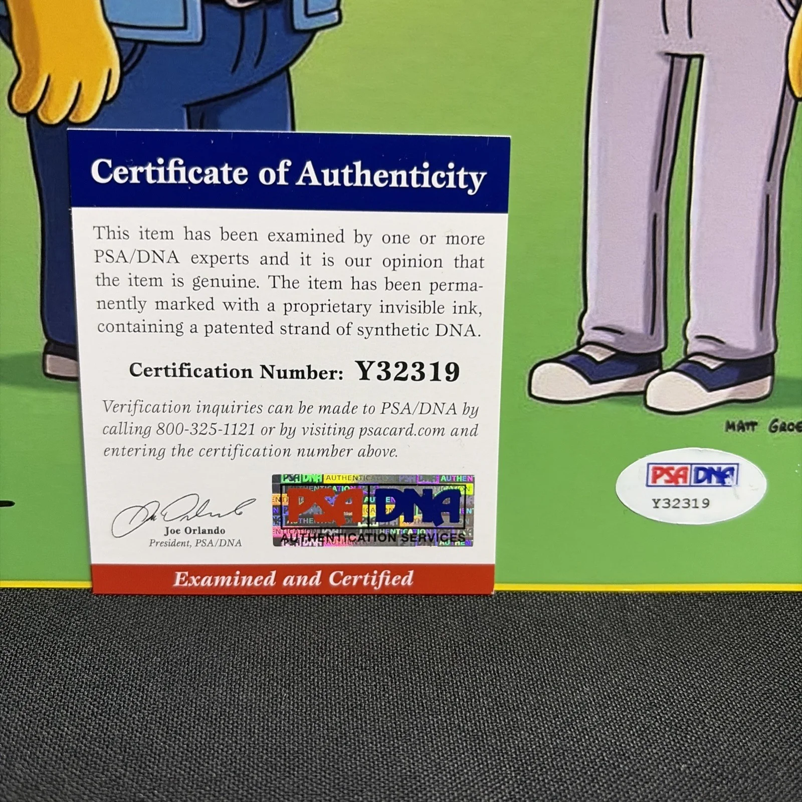 8x10 — Tommy Chong Signed Simpsons Photo 8x10 PSA COA Autograph, image 4