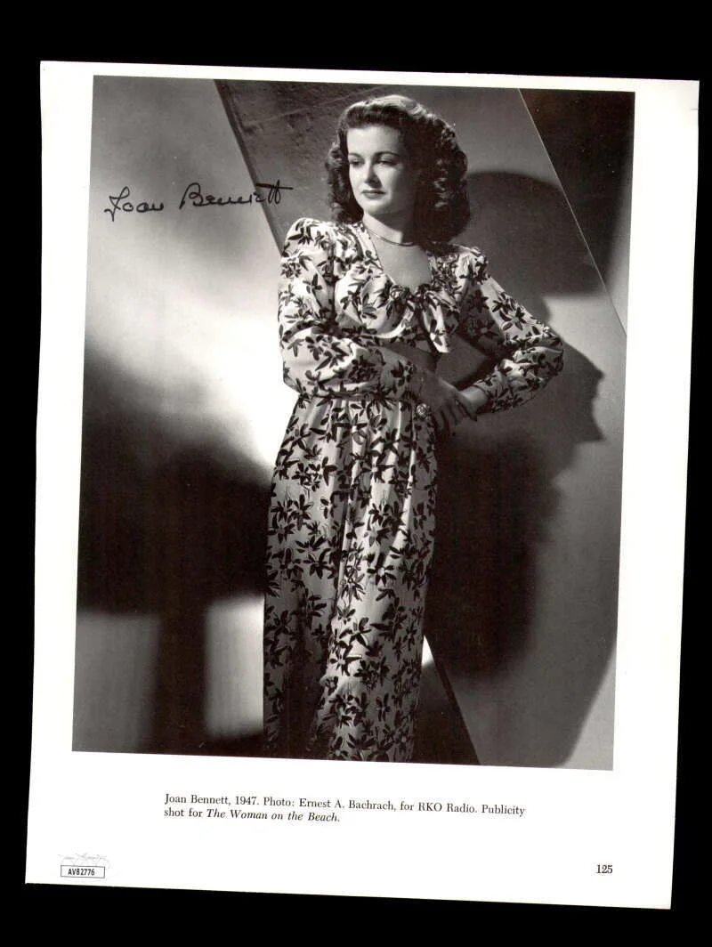 Joan Bennett — Joan Bennett JSA Coa Signed 8x10 Photograph Autograph