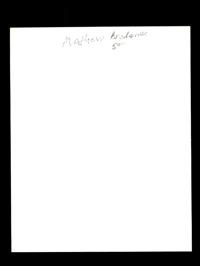 Matthew Broderick — Matthew Broderick JSA Coa Signed 8x10 Photograph Autographed, image 2