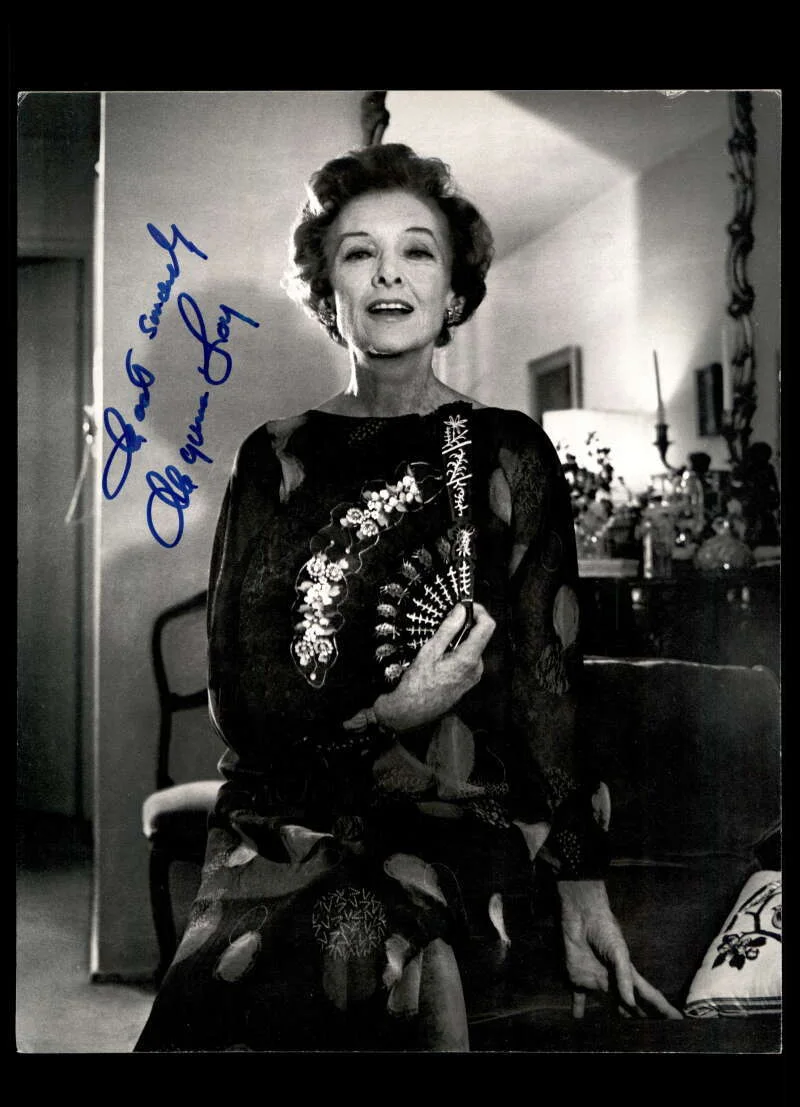 Myrna Loy — Myrna Loy JSA Loa Signed 9x11 Photo Autograph