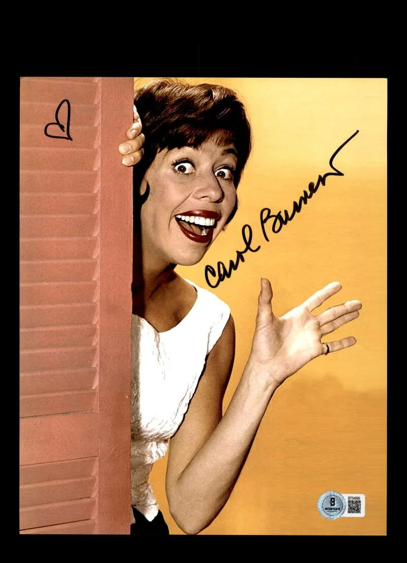 Carol Burnett — Carol Burnett Beckett BAS Signed 8x10 Photo Autographed