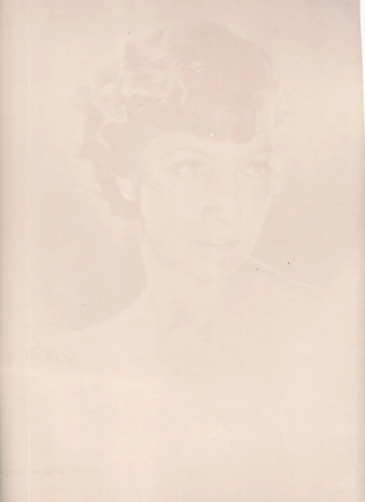 Vintage HELEN HAYES Sergio Gargiulo "Coloured Portrait" 1930s, изображение 2