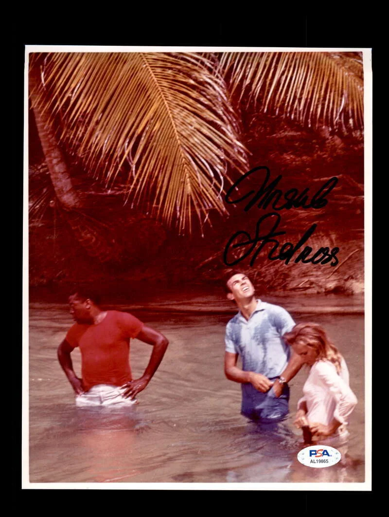 Ursula Andress — Ursula Andress PSA DNA Cert Signed 8x10 James Bond Photo Autographed