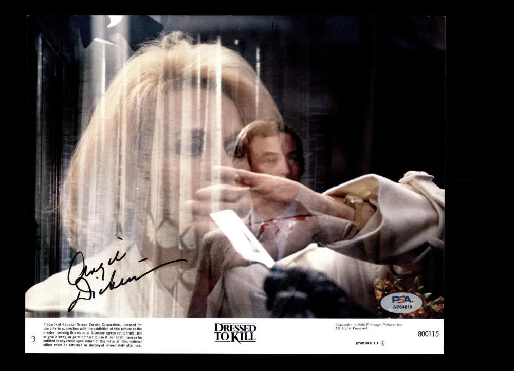 Angie Dickinson — Angie Dickinson PSA DNA Coa Signed 8x10 Photo Dressed To Kill Dressed To Kill
