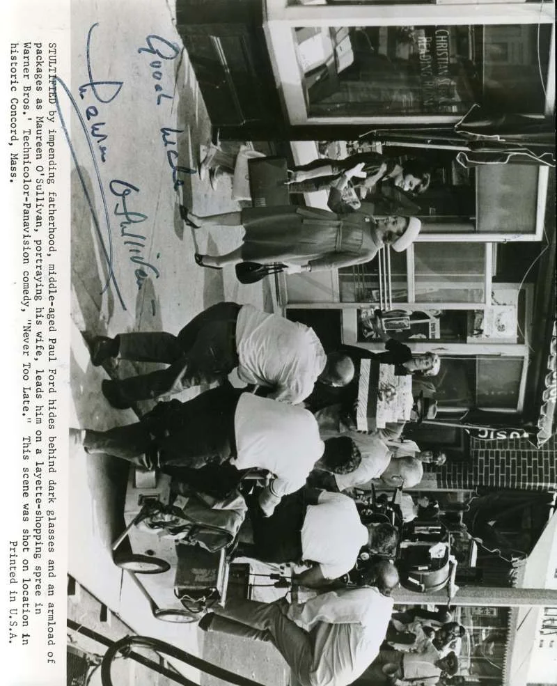 MAUREEN O`SULLIVAN — Maureen O`sullivan Hand Signed Psa Dna Coa 8x10 Photo Autographed Authentic