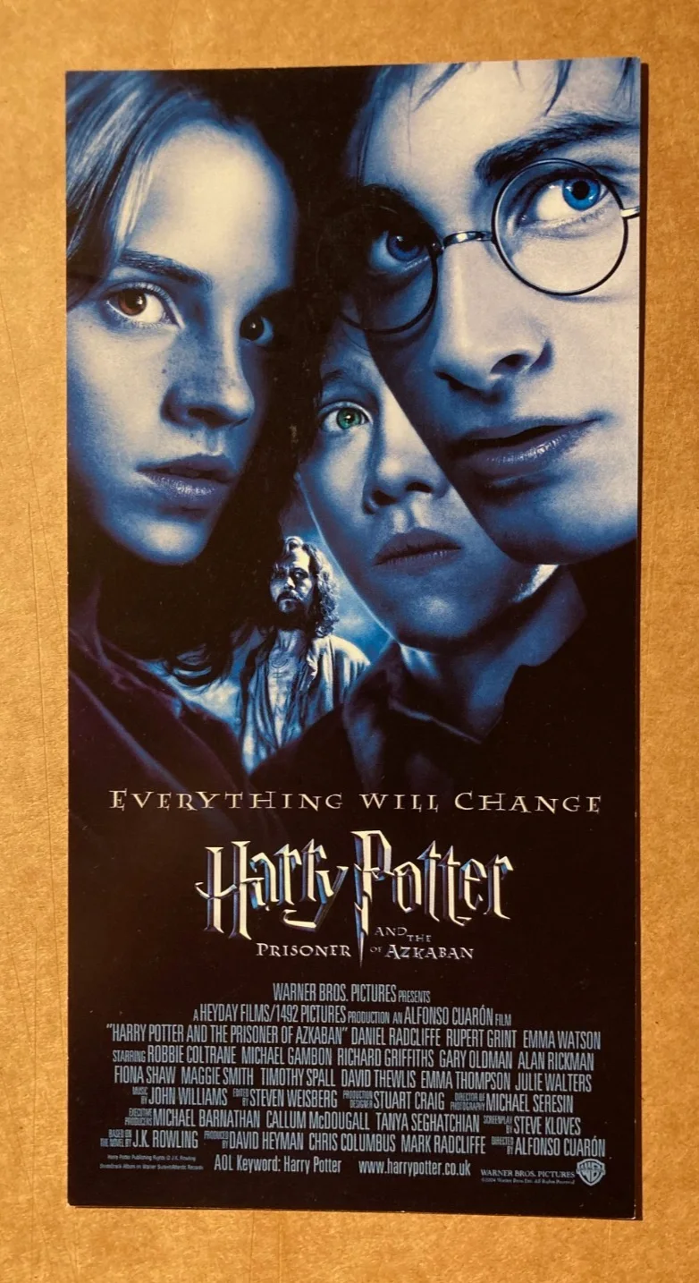 HARRY POTTER and The Prisoner of Azkaban PRESS TICKET CAv COA, image 2