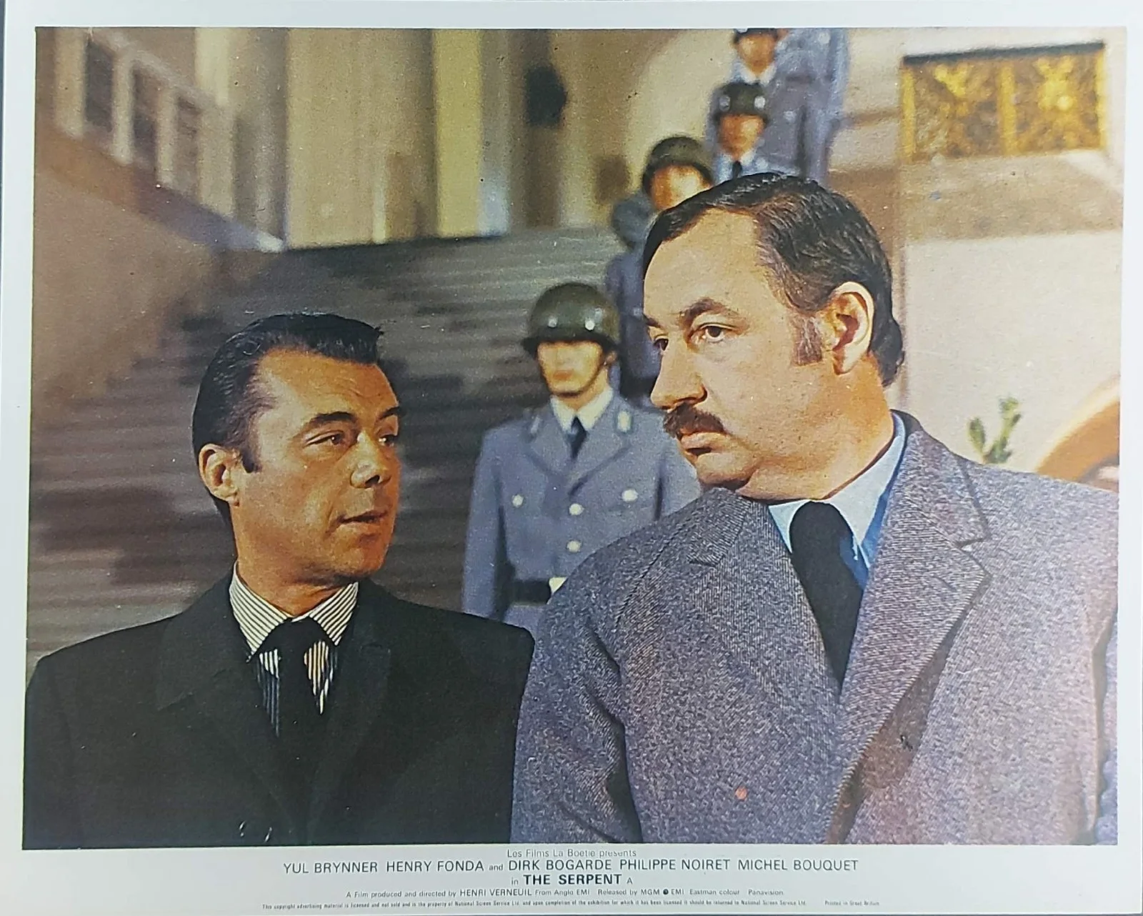 THE SERPENT ORIGINAL UK FOH LOBBY CARDS SET 1973, image 5
