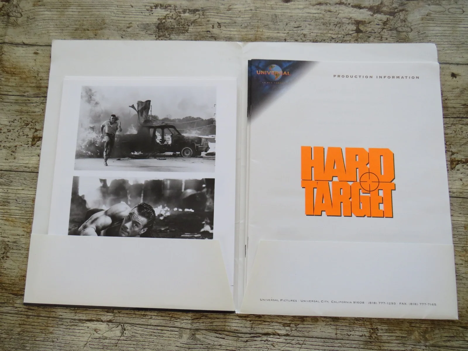 HARD TARGET ORIGINAL 1993 CINEMA FILM PRESS KIT Jean-Claude Van Damme 7 PHOTOS, изображение 2