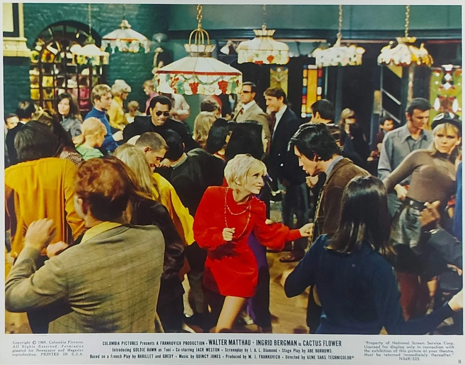 CACTUS FLOWER ORIGINAL UK FOH LOBBY CARDS SET 1969, image 3