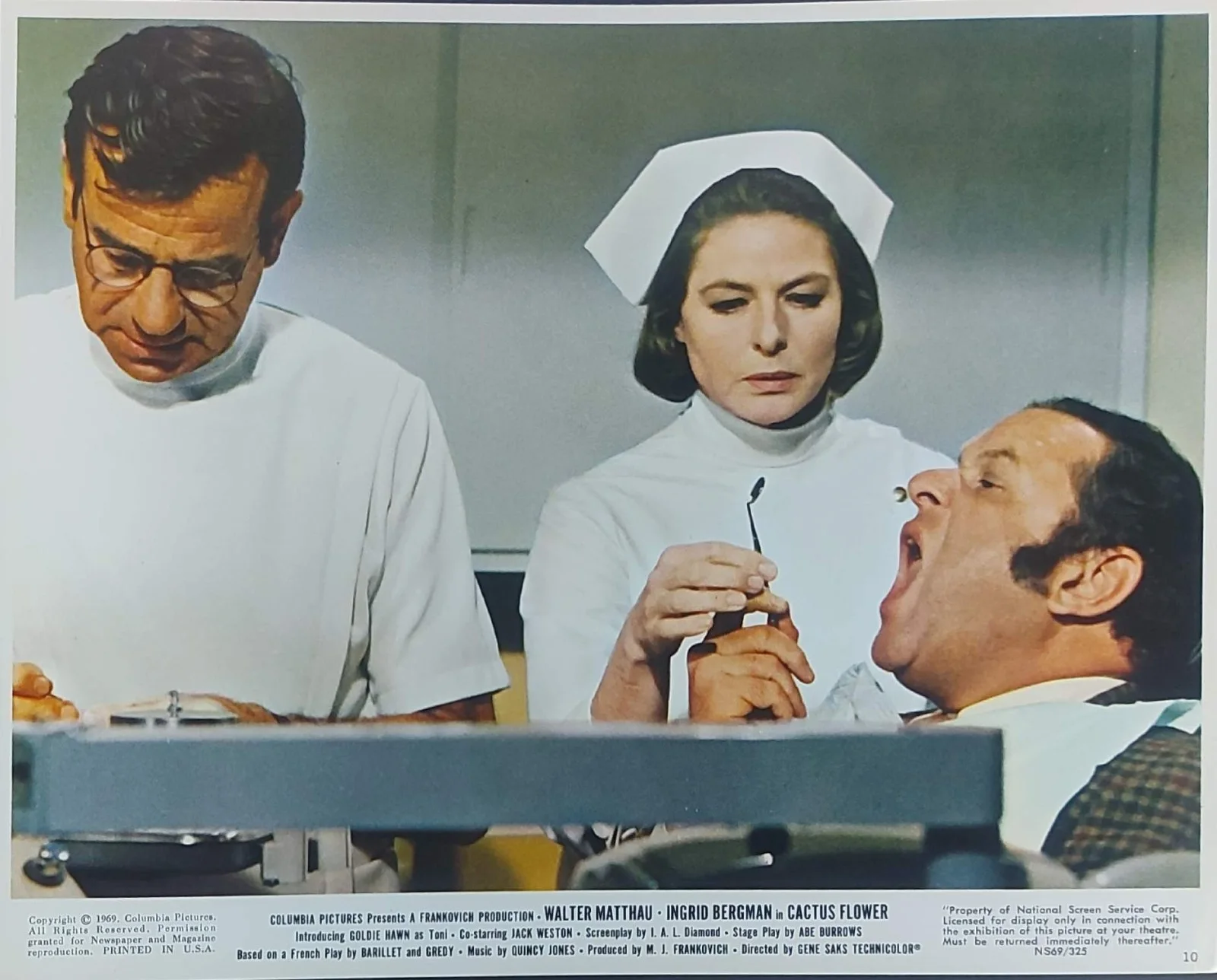 CACTUS FLOWER ORIGINAL UK FOH LOBBY CARDS SET 1969, image 5