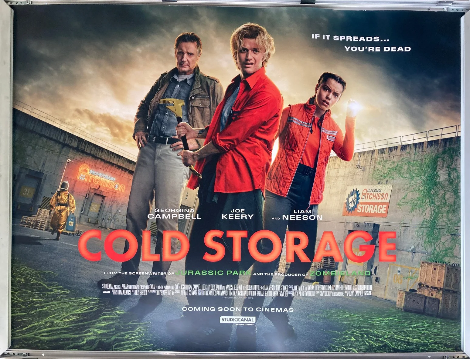 Cinema Poster: COLD STORAGE 2026 (Quad) Joe Keery Georgina Campbell Liam Neeson, image 2