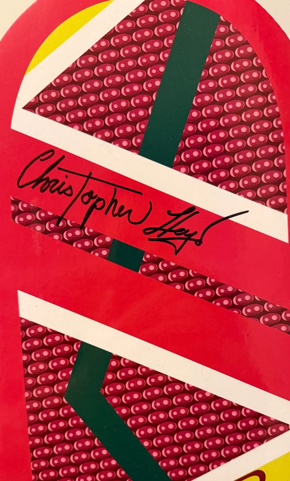 Michael J. Fox, Christopher Lloyd — ~MICHAEL J FOX & CHRISTOPHER LLOYD SIGNED BACK TO THE FUTURE HOVERBOARD~ COA, image 2