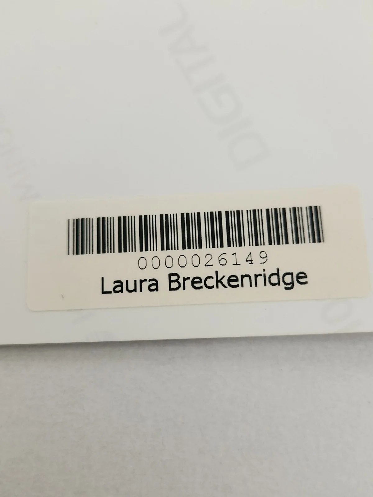 Laura Breckenridge Signed Autographed 8x10" Photograph AW COA Sexy Portrait, изображение 3