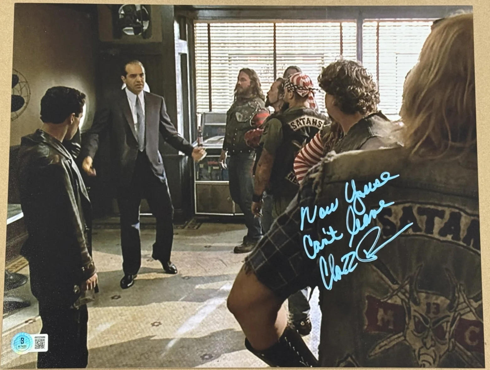 Chazz Palminteri — Chazz Palminteri Signed 11x14 Framed Photo Now Youse Can't Leave Auto BAS COA, изображение 2