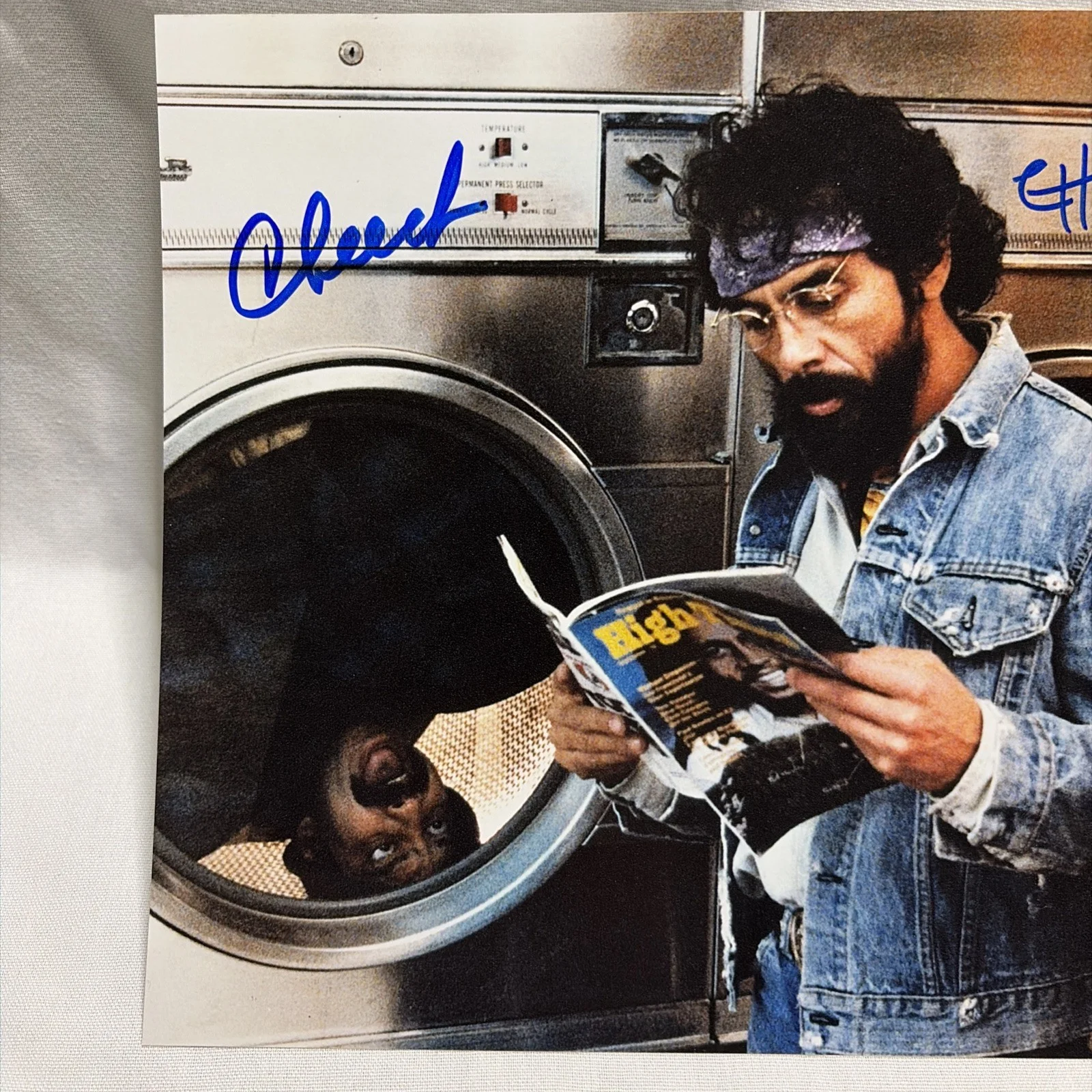 Cheech Marin / Tommy Chong — Cheech & Chong Signed Photo PSA, image 2