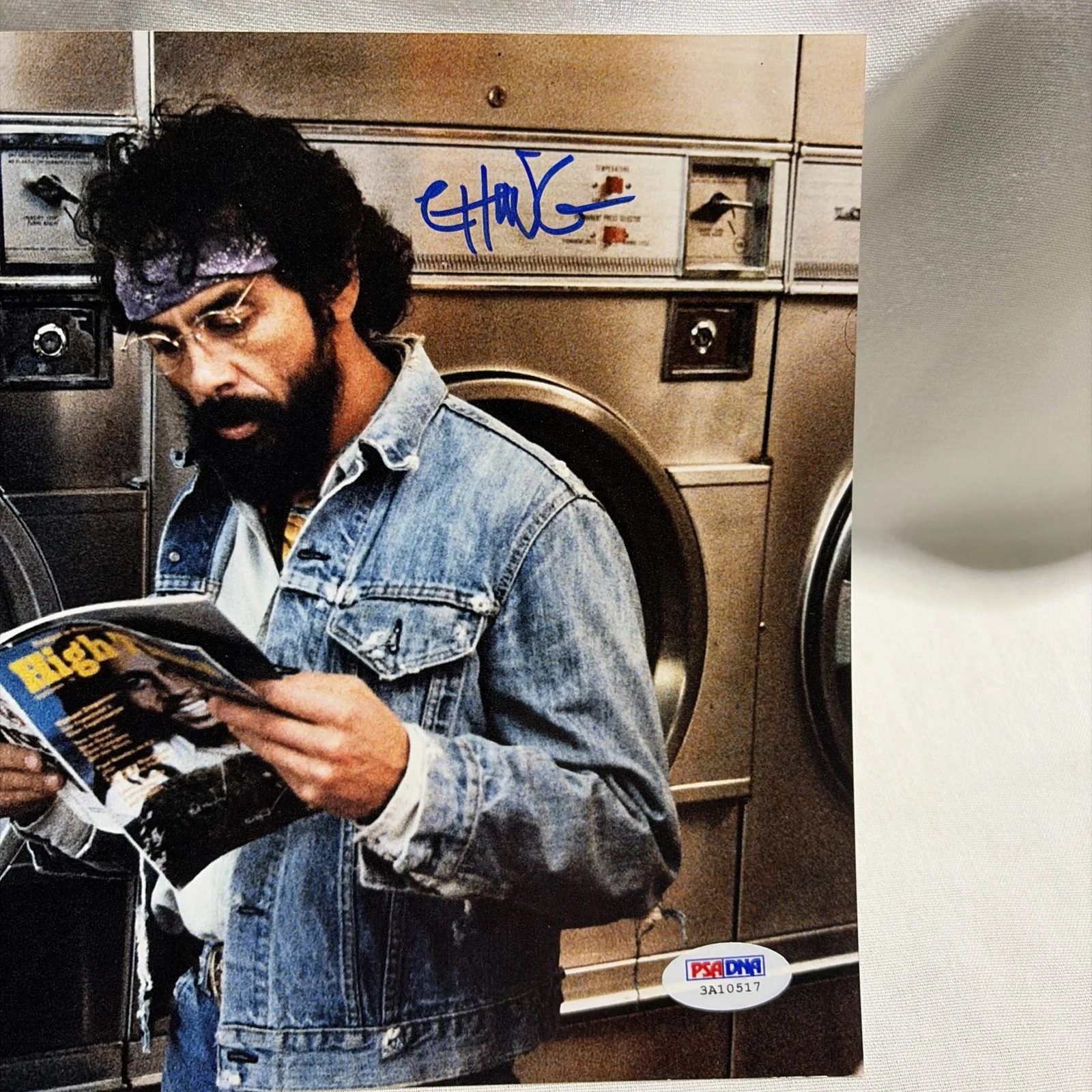 Cheech Marin / Tommy Chong — Cheech & Chong Signed Photo PSA, image 3