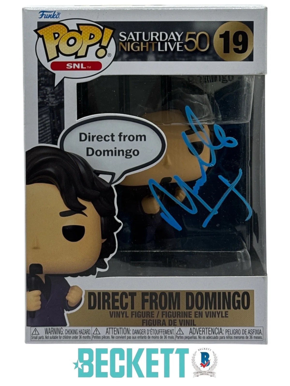 Marcello Hernandez — Marcello Hernandez Autograph Signed SNL Direct From Domingo Funko Pop Beckett