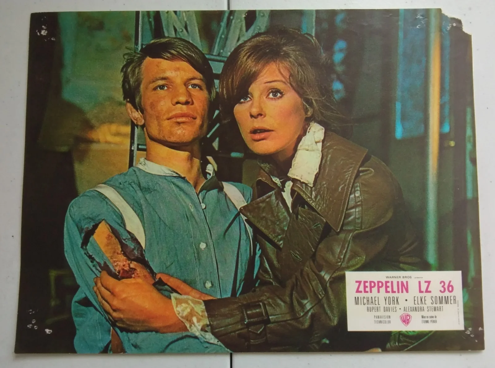 ZEPPELIN, SET OF 9 FRENCH LOBBY CARDS, 1971, MICHAEL YORK, изображение 2