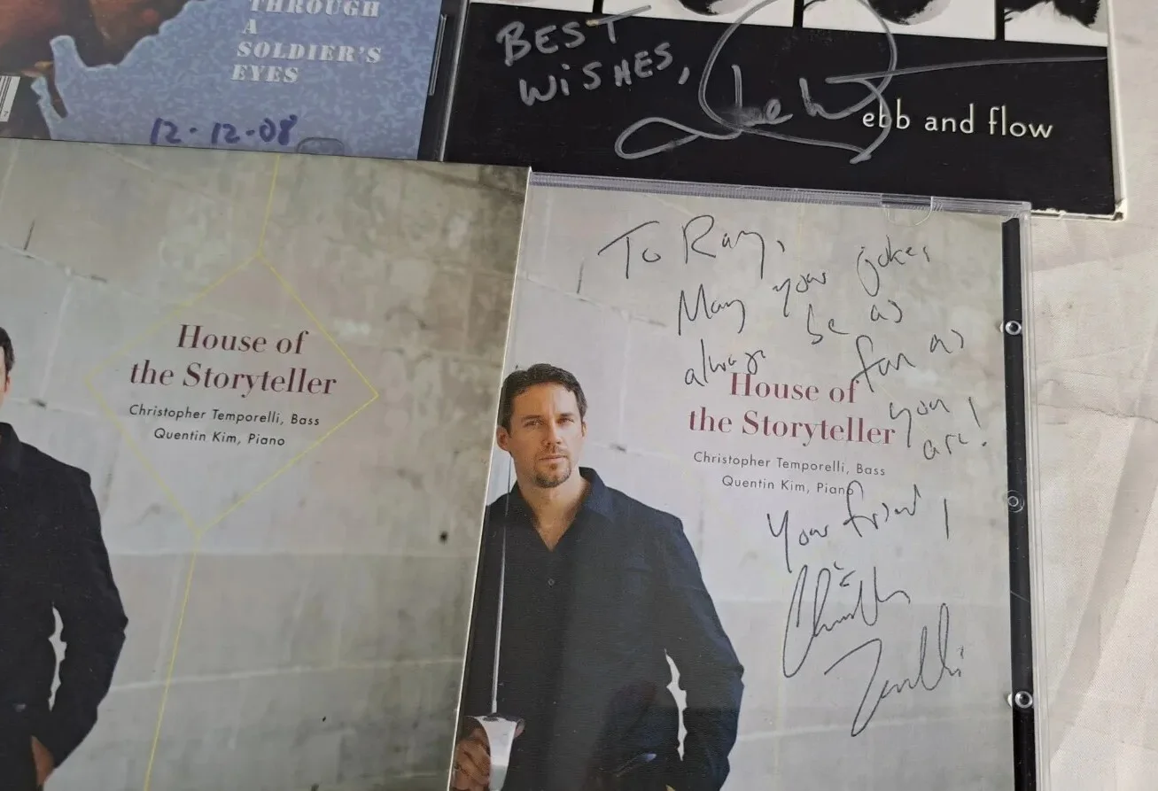 4 Autographed Signed CDs tEMPORELLI, tHERESA sAREO Scott Fried Duraes, image 2