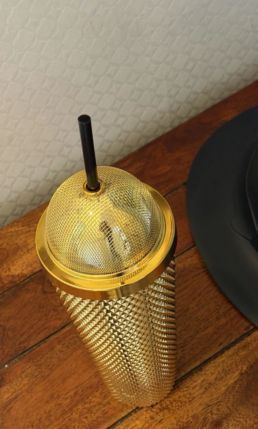 Michael Jackson Movie 2026 Popcorn Bucket Hat & Gold Microphone Cup Odeon Cinema, изображение 5