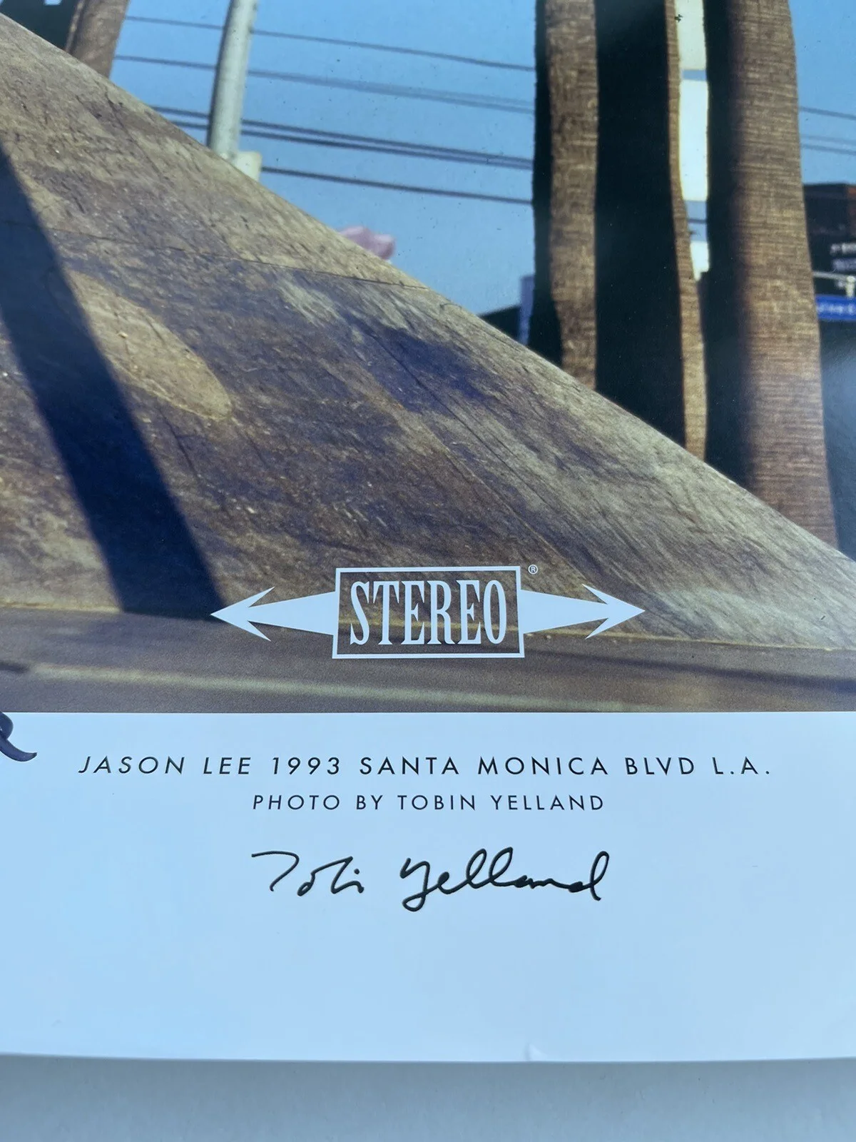 Jason Lee — Jason Lee signed 11x17 Stereo skateboards poster 1993 My Name Is Earl actor, изображение 5