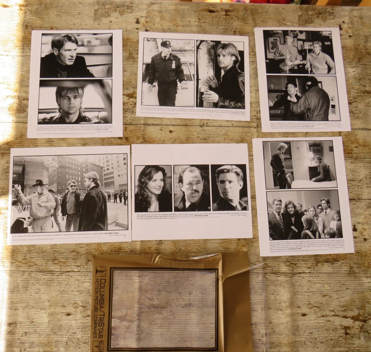 THE DEVIL'S OWN ORIGINAL 1997 CINEMA FILM PRESS KIT Harrison Ford 6 PHOTOS, изображение 5