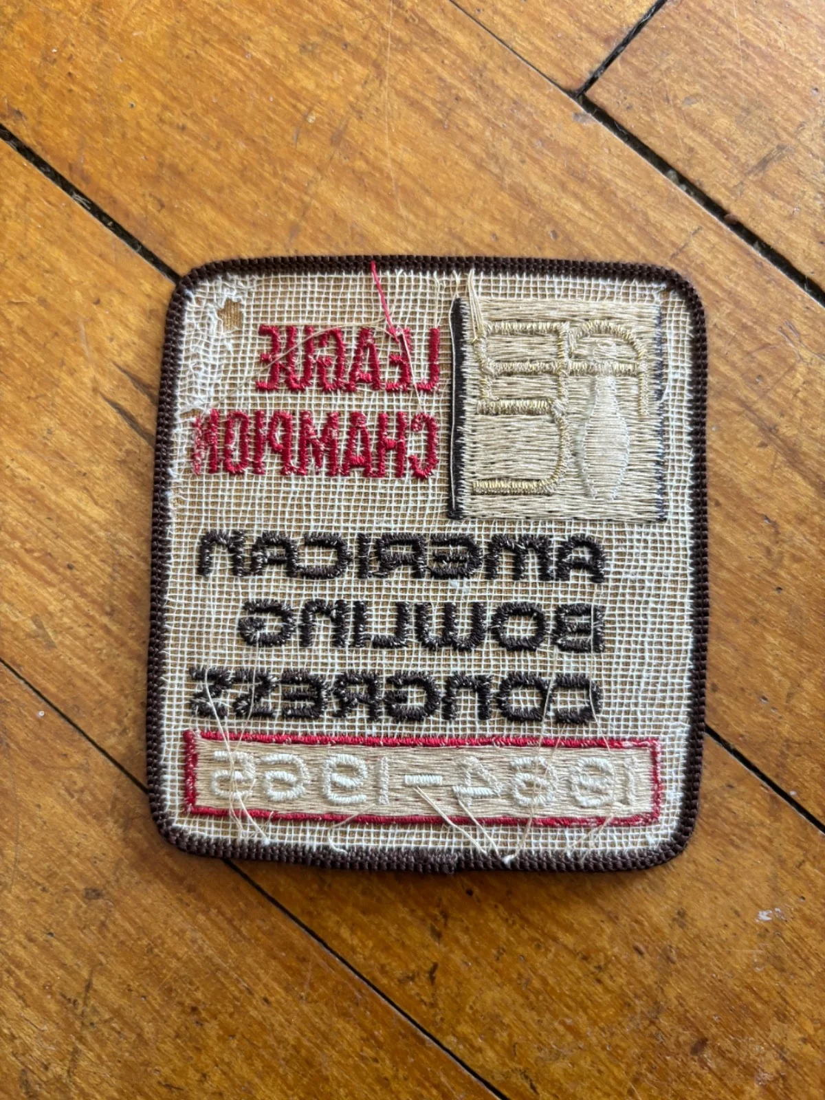 Big Lebowski - American Bowling Congress 1964-1965 Embroidered Patch, image 2