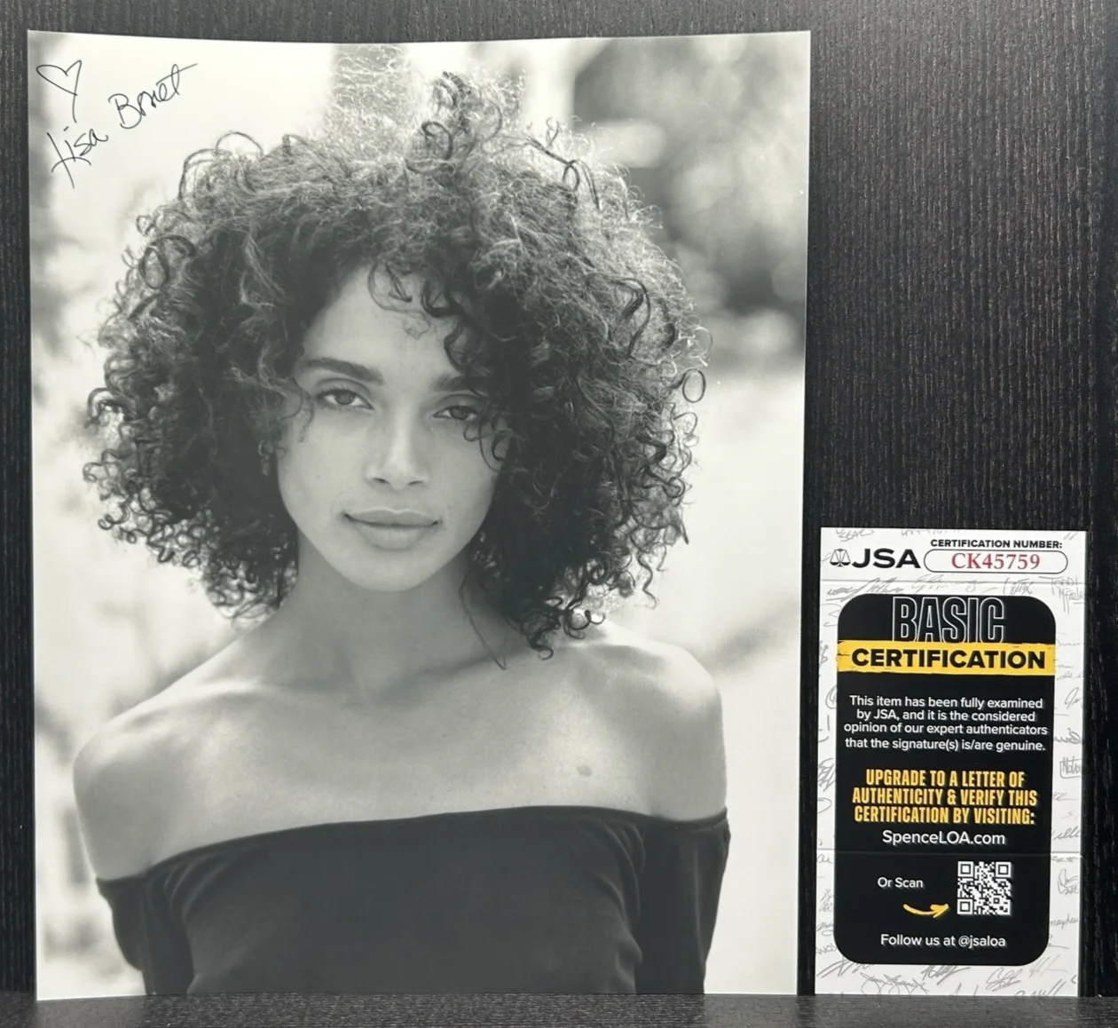 Lisa Bonet — LISA BONET GORGEOUS HAND SIGNED 8x10 PHOTO Original Autograph JSA COA Cosby Show, изображение 2