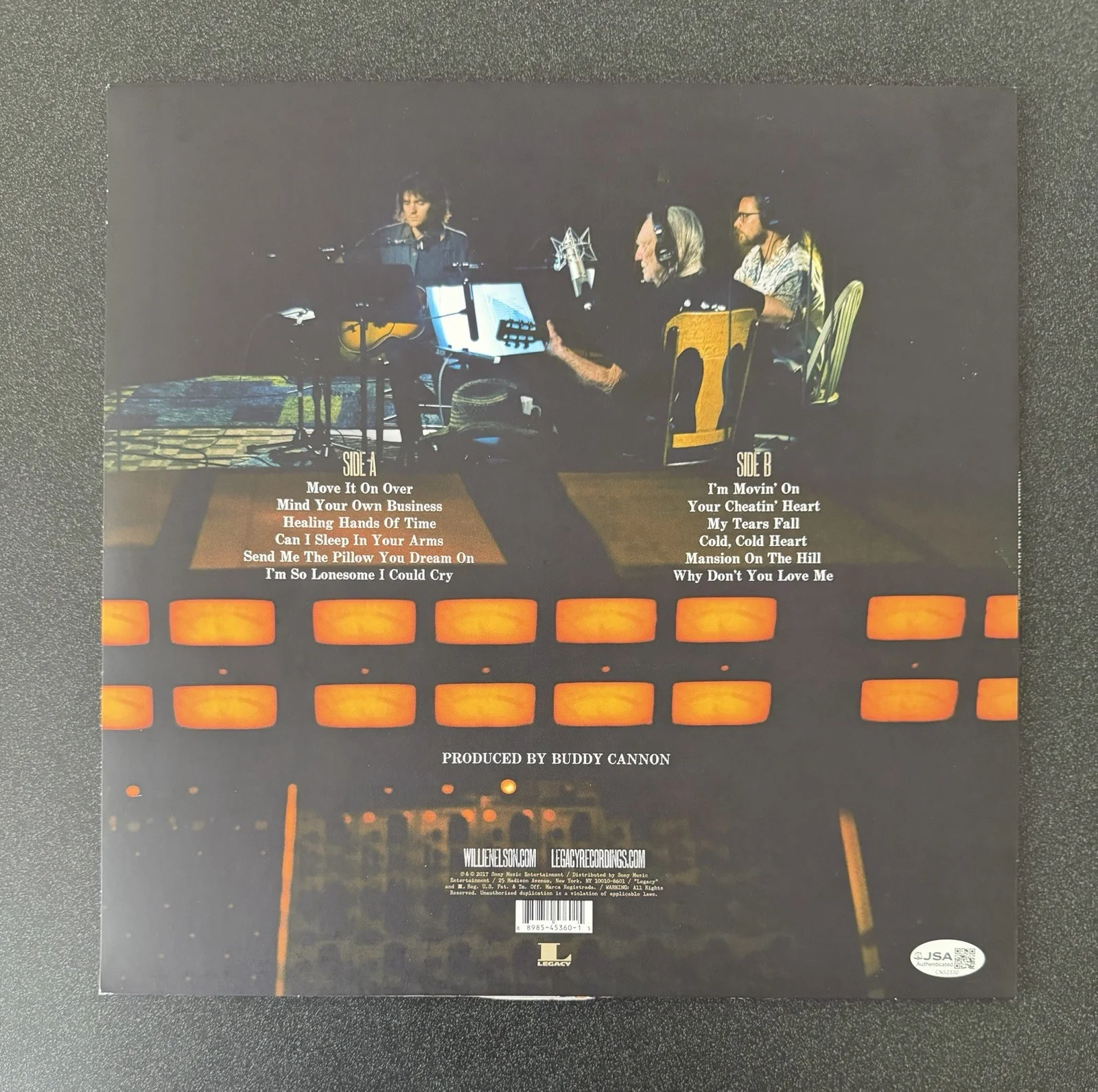 LUKAS NELSON SIGNED WILLIE NELSON & THE BOYS: WILLIE’S STASH 2 VINYL LP JSA COA, изображение 4