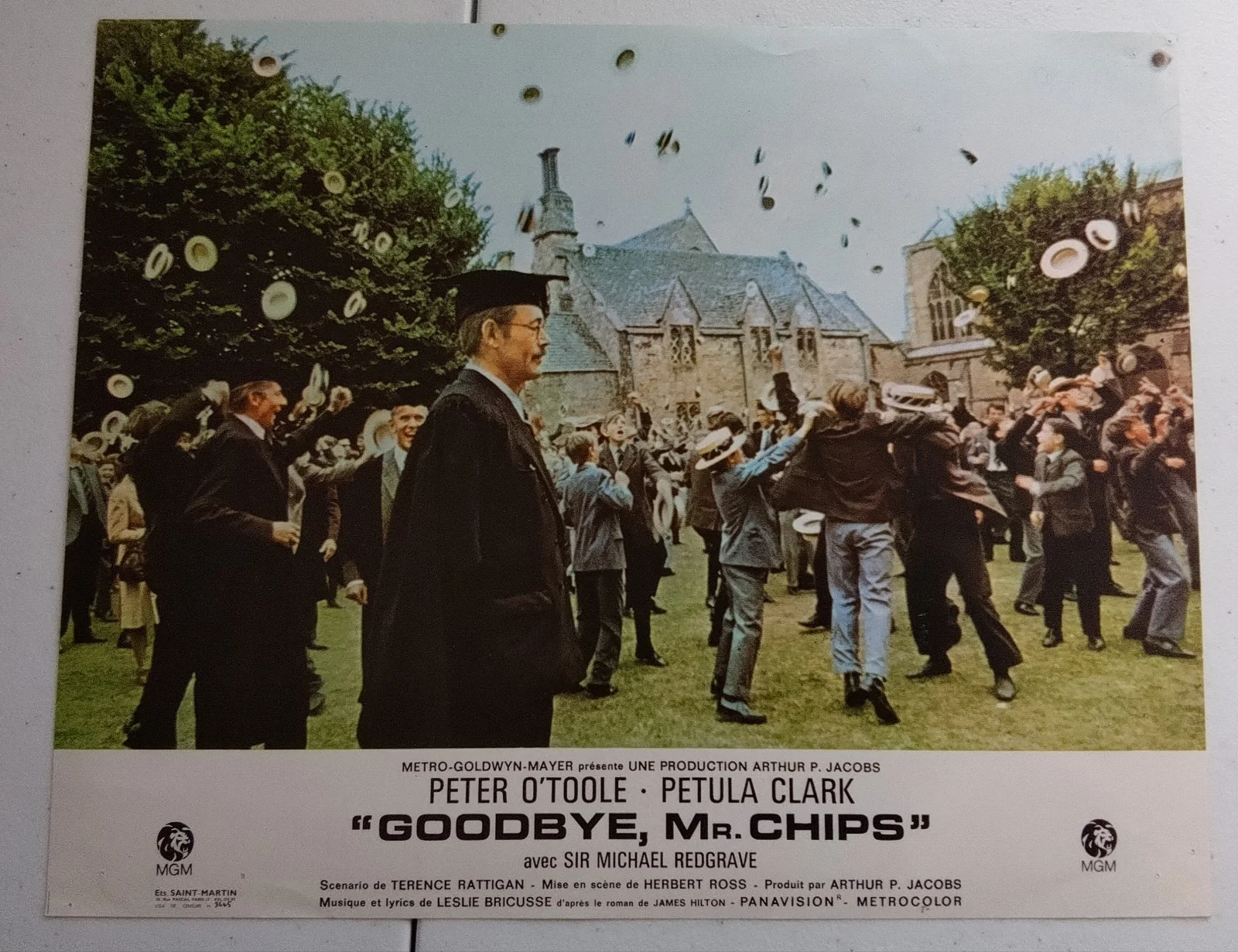GOODBYE MR CHIPS, SET OF 8 LOBBY CARDS, P.ETER O'TOOLE,PETULA CLARK, изображение 2