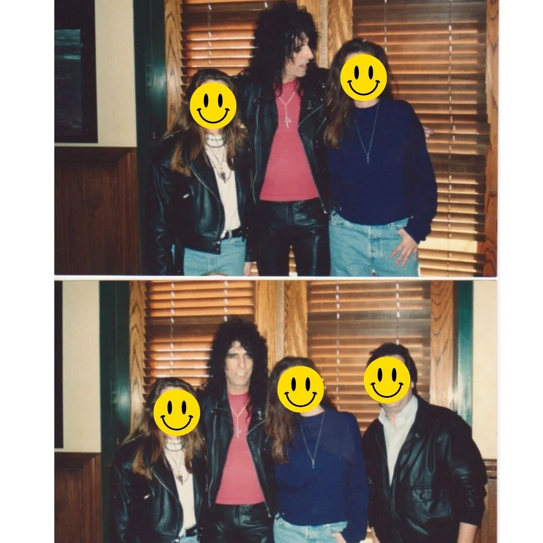 Autograph Alice Cooper Signed Signature Hard Rock Cafe Houston Original 90s, изображение 4