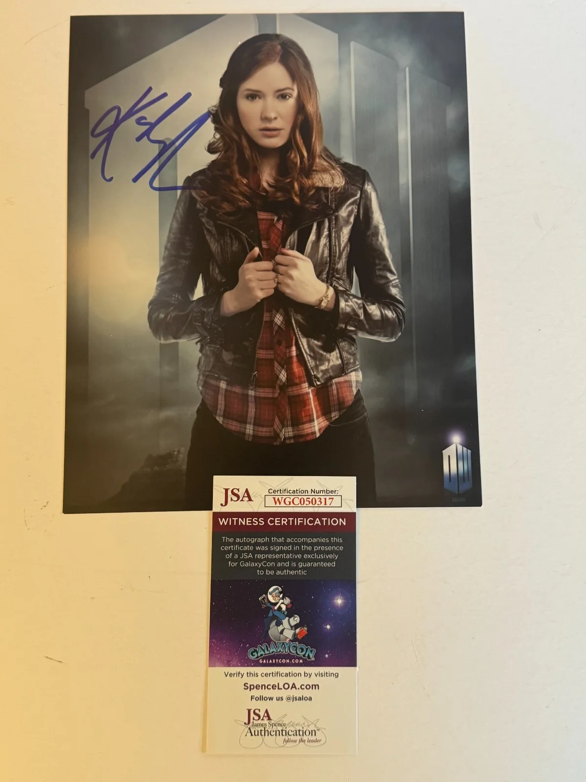 Karen Gillan — Karen Gillan Signed Autographed Doctor Who Amy Pond 8x10 Photo JSA COA, изображение 3