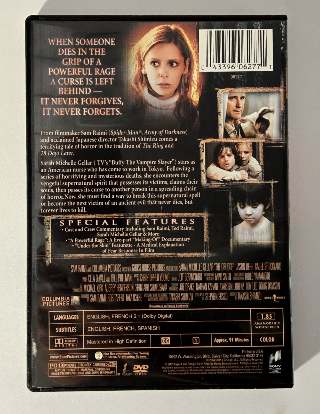 Takako Fuji — Takako Fuji Signed DVD Autograph The Grudge Kayako Saeki Horror Movie JSA COA 4, изображение 2