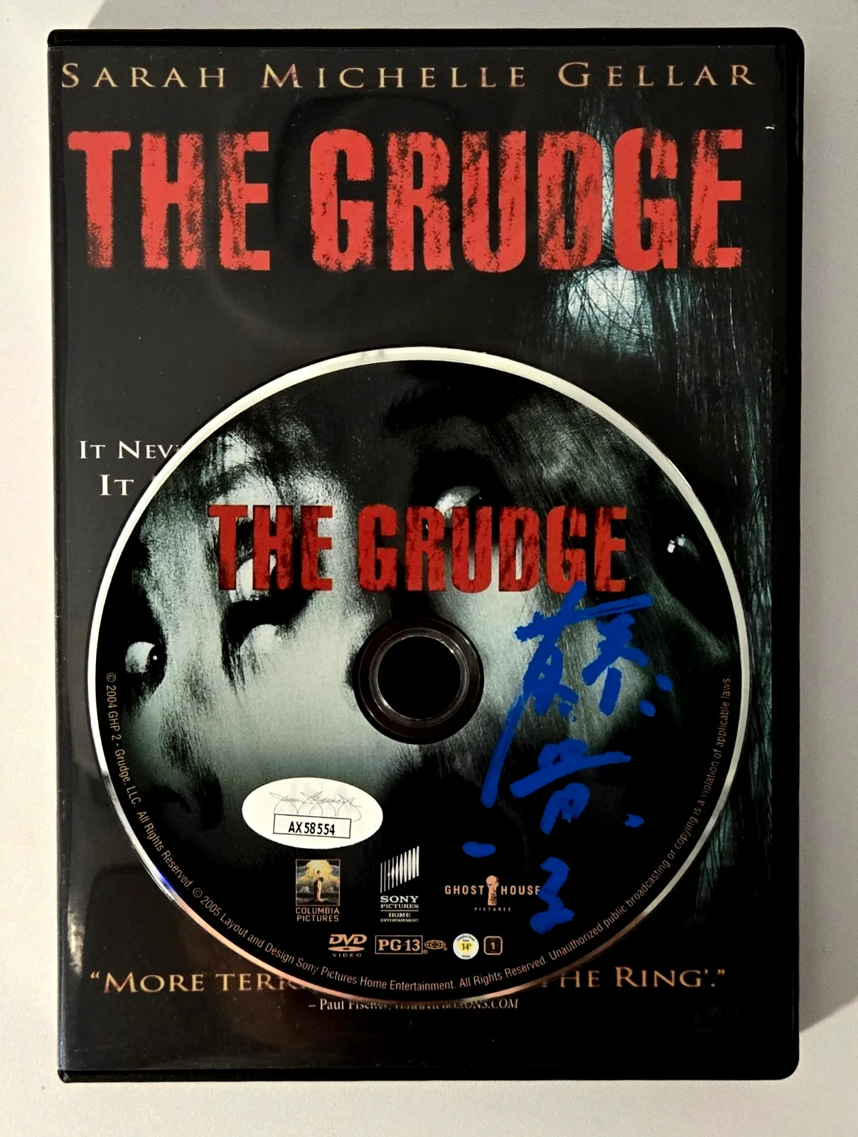 Takako Fuji — Takako Fuji Signed DVD Autograph The Grudge Kayako Saeki Horror Movie JSA COA 4, изображение 4
