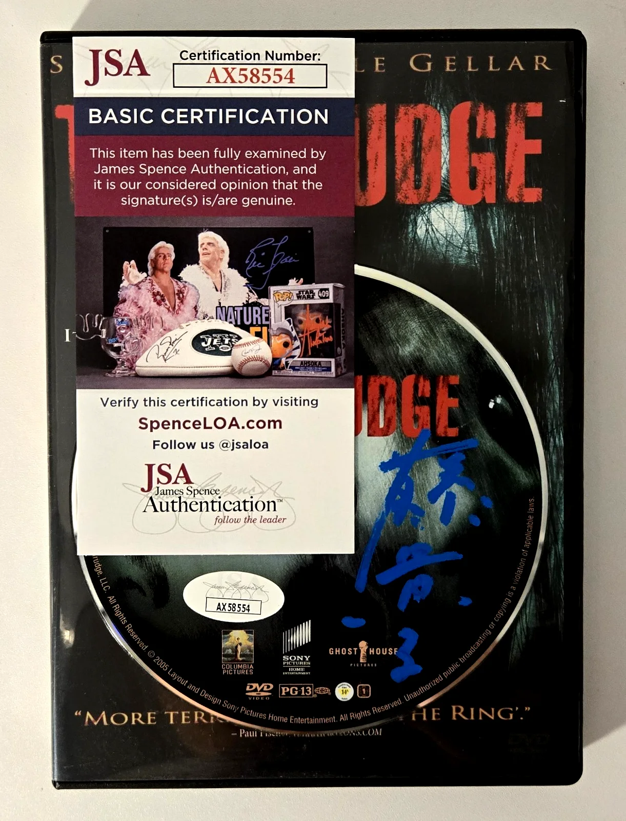Takako Fuji — Takako Fuji Signed DVD Autograph The Grudge Kayako Saeki Horror Movie JSA COA 4, изображение 5