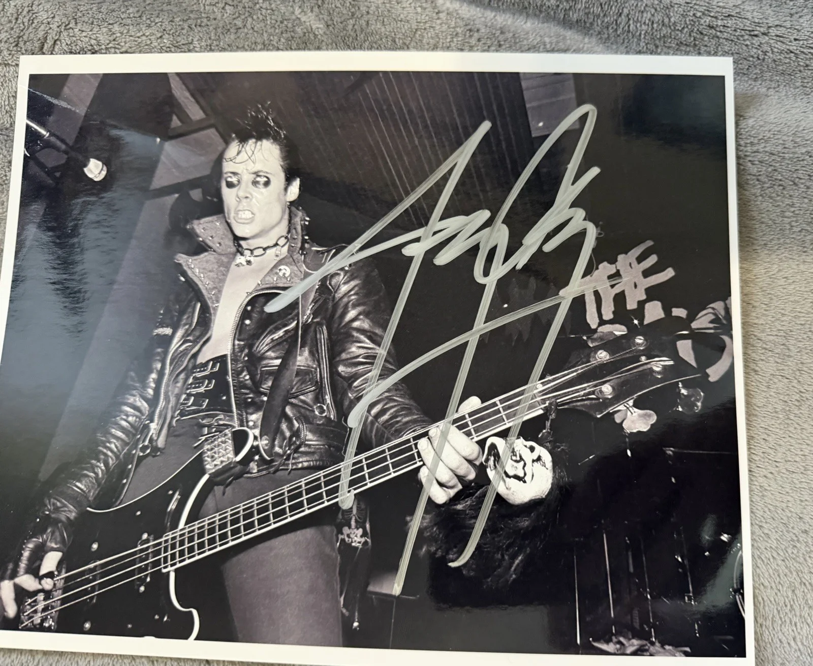 Original Misfits Signed 8x10 Photo Lot Danzig Jerry Only Doyle JSA COA, image 3