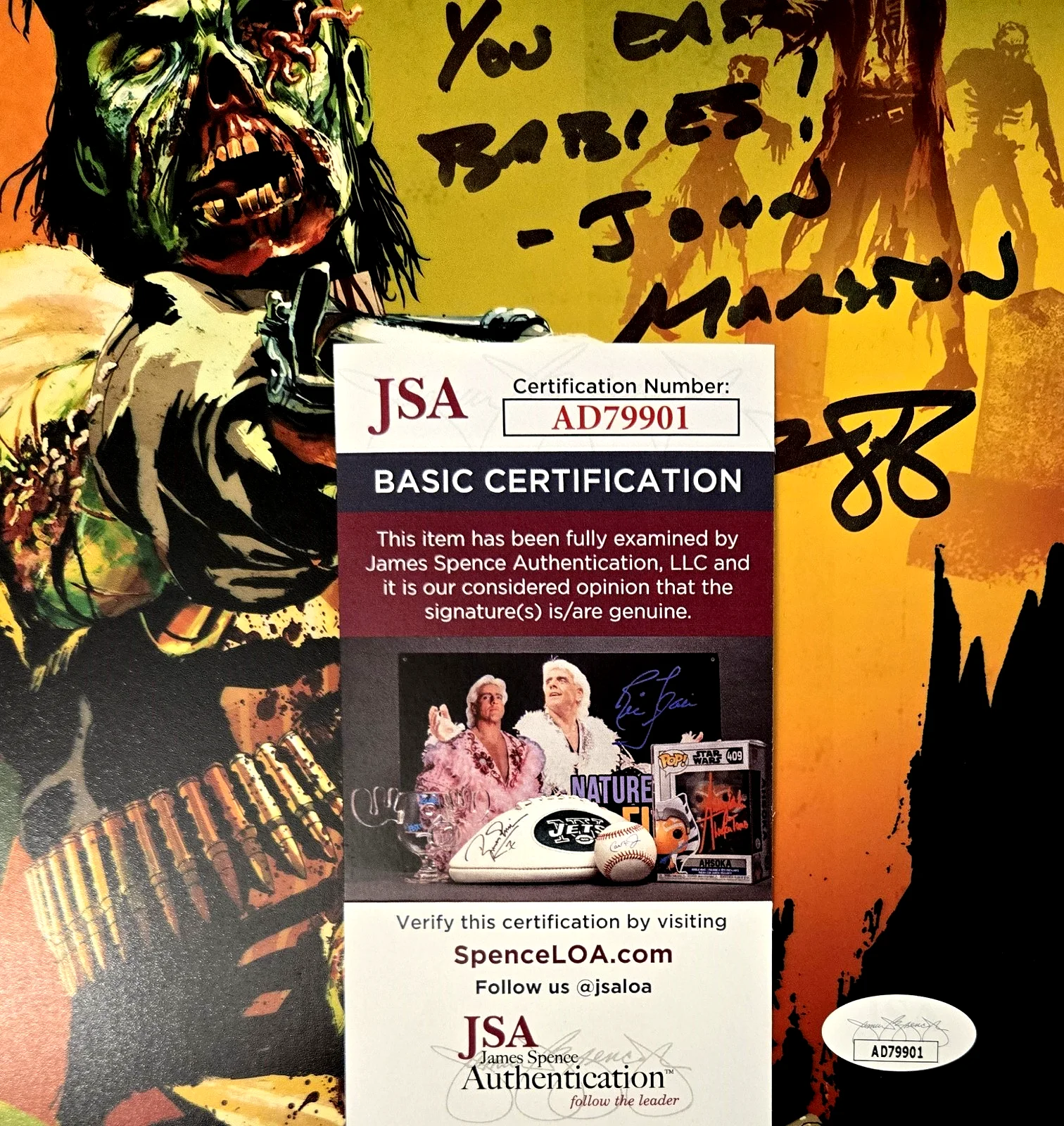 John Marston Signed Photo Red Dead Redemption Rob Wiethoff Autograph JSA COA 901, изображение 3
