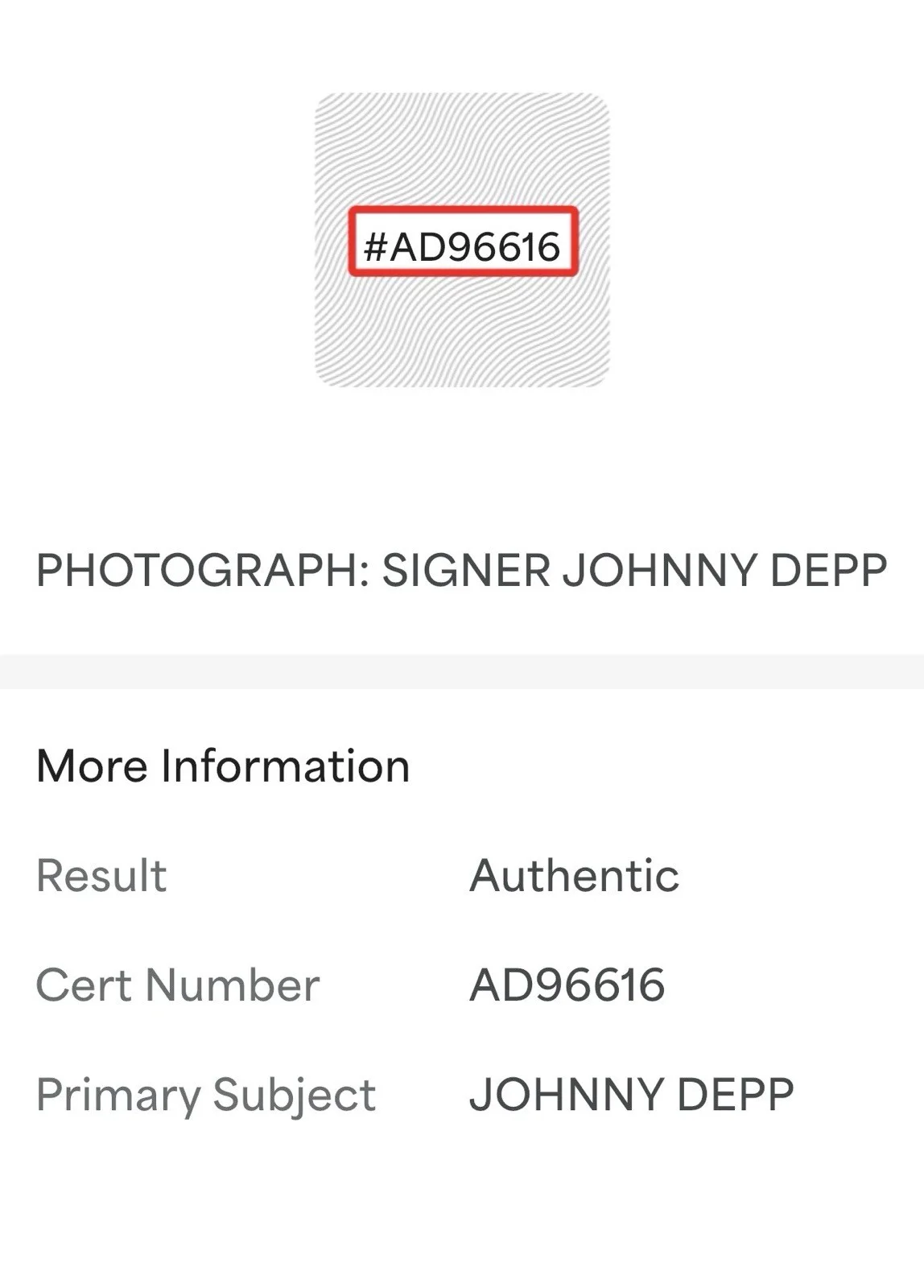 Johnny Depp Signed Mugshot Framed Photo PSA DNA Certified Authentic Auto 23x19, изображение 5