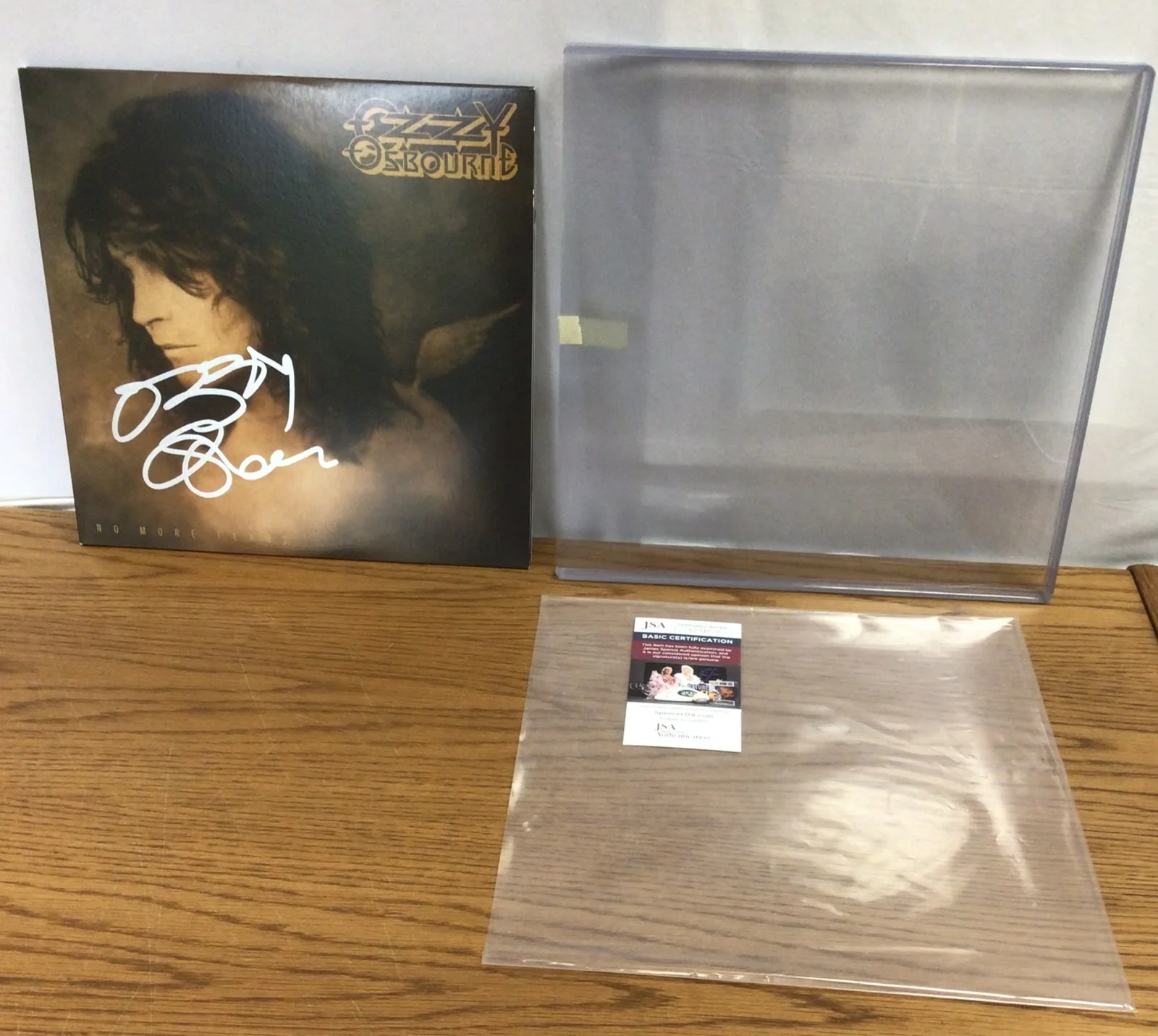 Ozzy Osbourne Signed No More Tears Vinyl Album Lp Black Sabbath Auto JSA, image 2